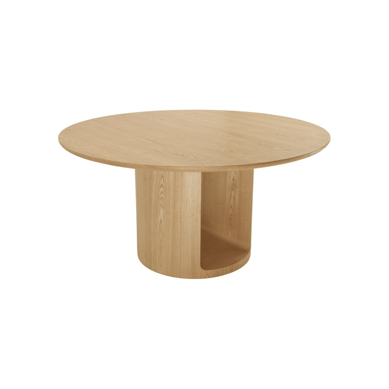 MESA COMEDOR EN MDF Y ACABADO MADERA