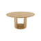 MESA COMEDOR EN MDF Y ACABADO MADERA