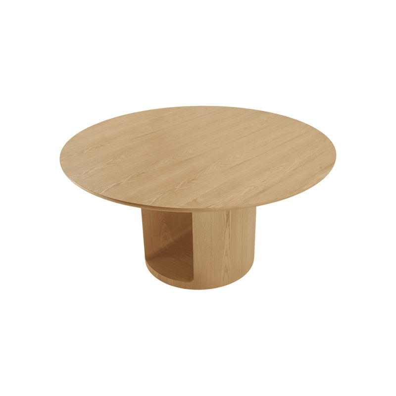 MESA COMEDOR EN MDF Y ACABADO MADERA