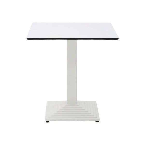 MESA DE COMEDOR DE EXTERIOR BLANCA