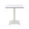 MESA DE COMEDOR DE EXTERIOR BLANCA