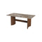 DINING TABLE TOP: SINTERED STONE  BASE: MDF WITH 3D PAPER