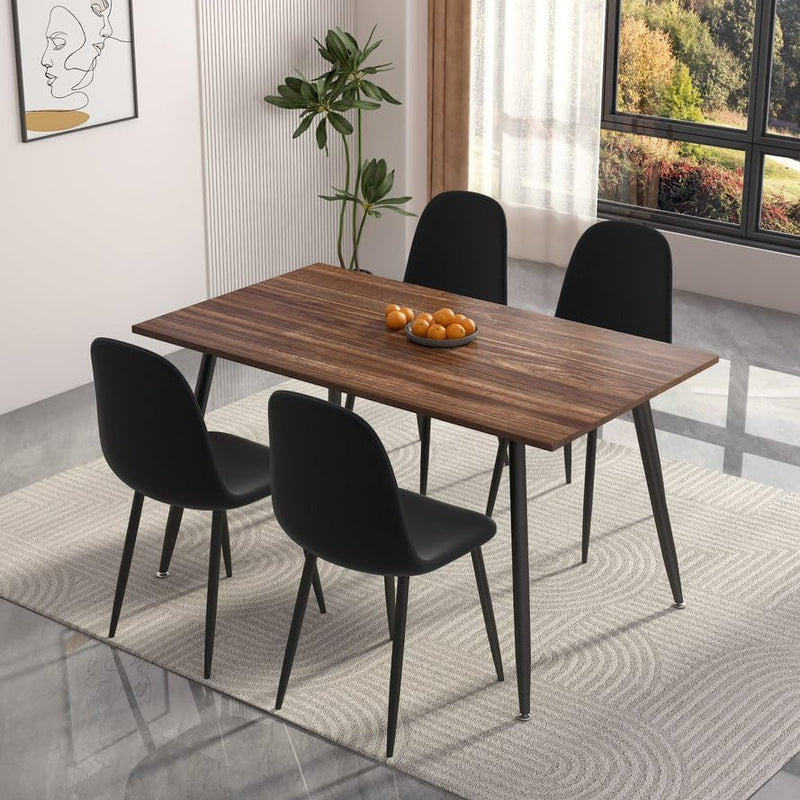 MESA DE COMEDOR ACABADO DE MADERA