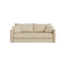 SOFA CAMA EN TELA CREMA