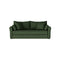 SOFA CAMA EN TELA VERDE