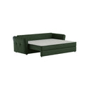 SOFA CAMA EN TELA VERDE
