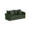 SOFA CAMA EN TELA VERDE