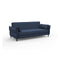 SOFA CAMA EN TELA AZUL