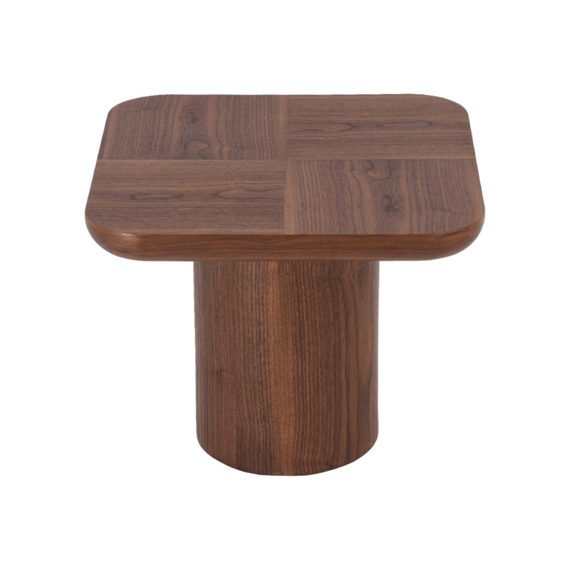 MESA LATERAL EN ACABADO DE MADERA