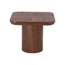 MESA LATERAL EN ACABADO DE MADERA