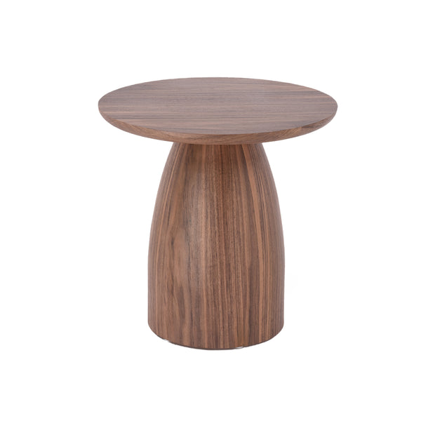 MESA LATERAL EN ACABADO DE MADERA