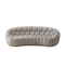 SOFA ESTACIONARIO DE TRES ASIENTOS EN TELA BEIGE
