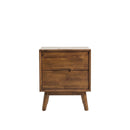 CAMA KING "ACACIA II"+ 1 MESITA DE NOCHE - 2PCS