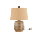 LAMPARA DE MESA ACABADO DE MADERA