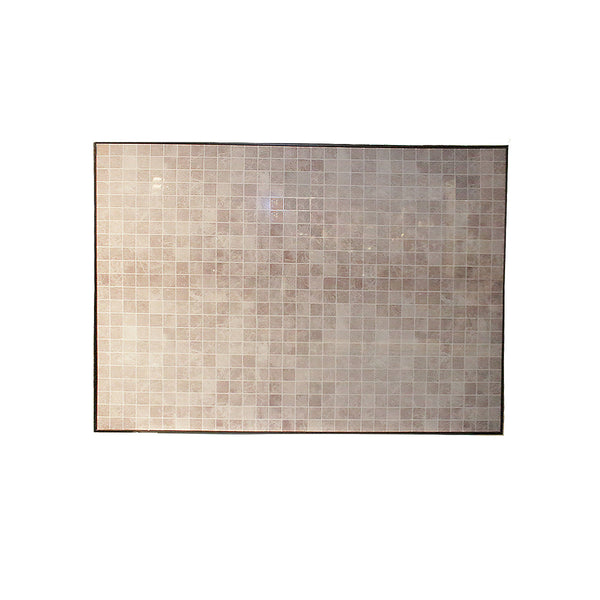 ***CUADRO DE PARED CON MARCO DE MOSAICO ANTIGUO DE VIDRIO