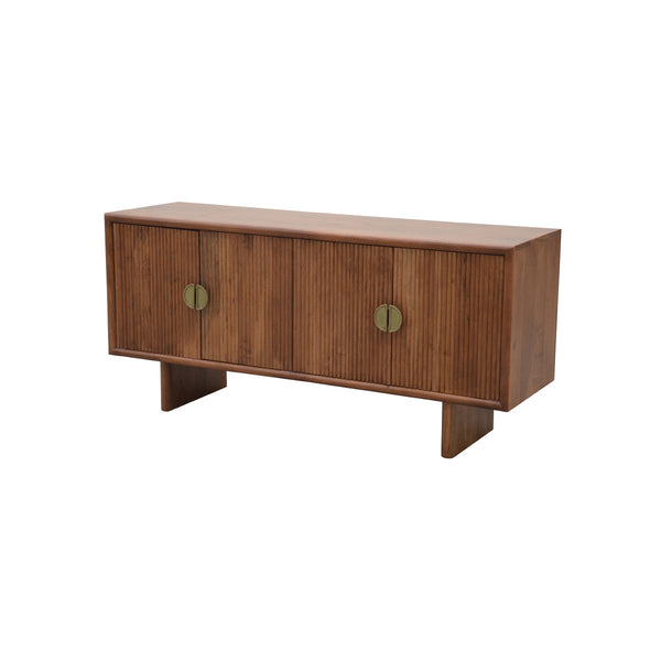 MESA DE TV EN ACABADO DE MADERA