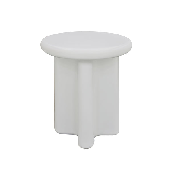 MESA LATERAL EN BLANCO MATE