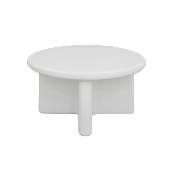 MESA DE CENTRO EN BLANCO MATE