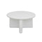 MESA DE CENTRO EN BLANCO MATE