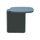 MESA LATERAL NEGRA Y TOPE VERDE