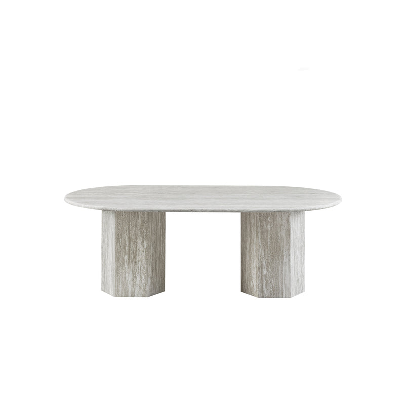 MESA DE CENTRO EN MARMOL ARTIFICIAL