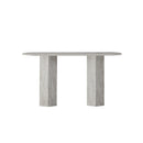 CONSOLA EN MARMOL ARTIFICIAL GRIS