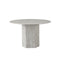 MESA DE COMEDOR EN MARMOL ARTIFICIAL Y BASE MDF