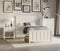 CAMA JESSE CREMA TWIN + 1 MESITA DE NOCHE - 2PCS