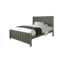 CAMA JESSE VERDE TWIN + 1 MESITA DE NOCHE - 2PCS