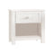 CAMA JESSE CREMA FULL + 1 MESITA DE NOCHE - 2PCS