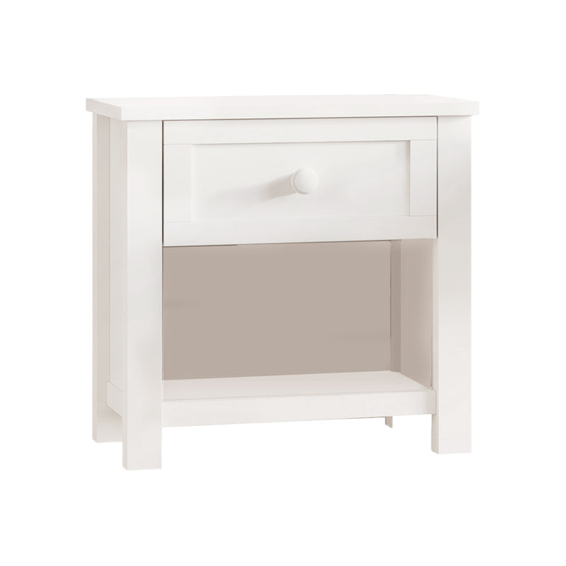 CAMA JESSE CREMA FULL + 1 MESITA DE NOCHE - 2PCS