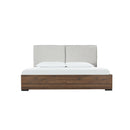 KING BED PLATFORM, WALNUT