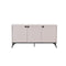 CREDENZA COMPLAST BEIGE CON PATAS NEGRAS