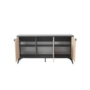 CREDENZA ACABADO DE MADERA NATURAL