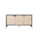 CREDENZA ACABADO DE MADERA NATURAL