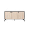 CREDENZA ACABADO DE MADERA NATURAL