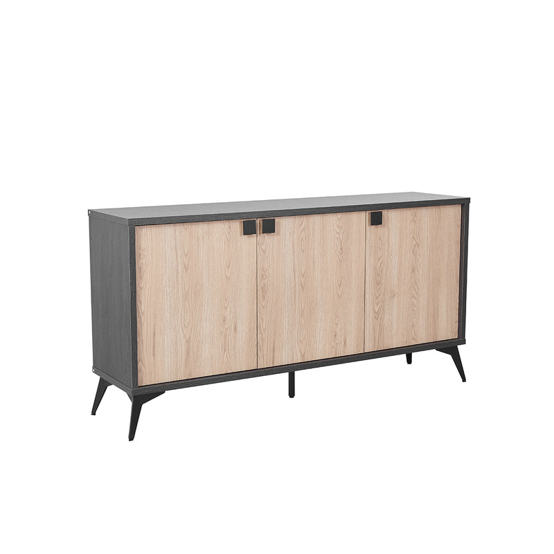 CREDENZA ACABADO DE MADERA NATURAL