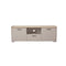 MESA DE TV TAUPE Y  TOPE NATURAL