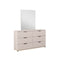 GAVETERO CON ESPEJO BEIGE
