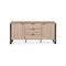 CREDENZA ACABADO DE MADERA Y METAL