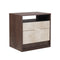 CAMA KING "JL01039" + 1 MESITA DE NOCHE - 2PCS