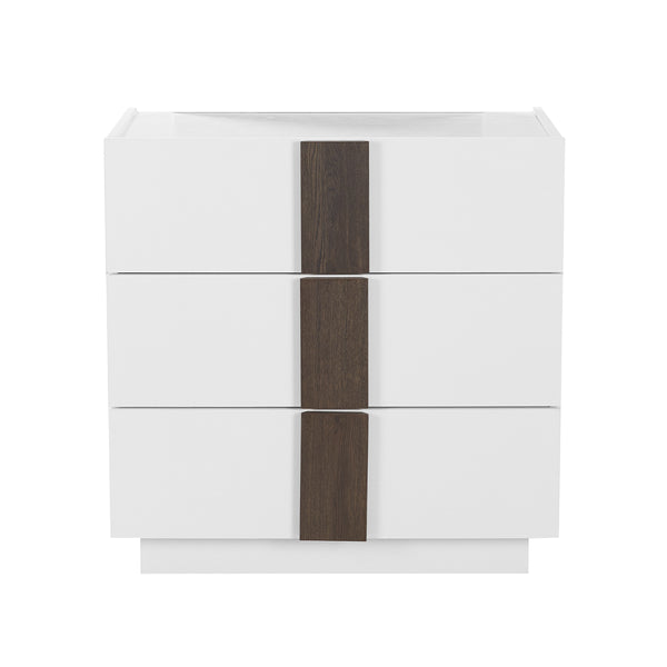 GAVETERO BLANCO Y MARRON