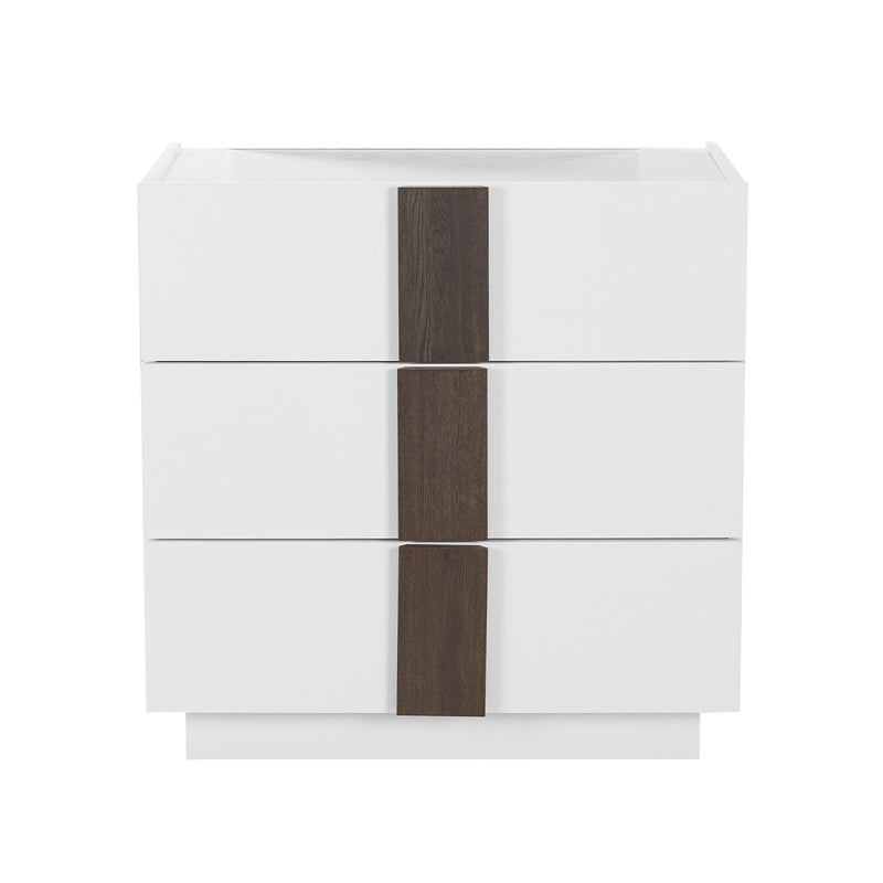 GAVETERO BLANCO Y MARRON