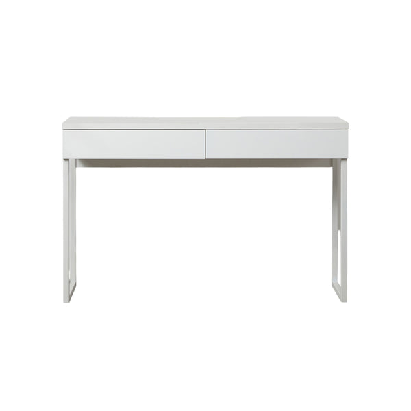ESCRITORIO ACABADO DE MADERA BLANCA