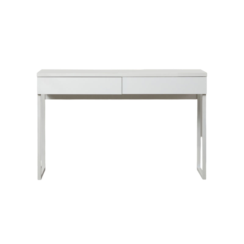ESCRITORIO ACABADO DE MADERA BLANCA