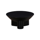 MESA DE CENTRO EN ACABADO DE MADERA NEGRA