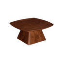 MESA DE CENTRO EN ACABADO DE MADERA