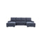 SOFA CAMA EN TELA AZUL