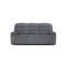 SOFA RECLINABLE ELECTRICO DE TRES ASIENTOS EN TELA GRIS