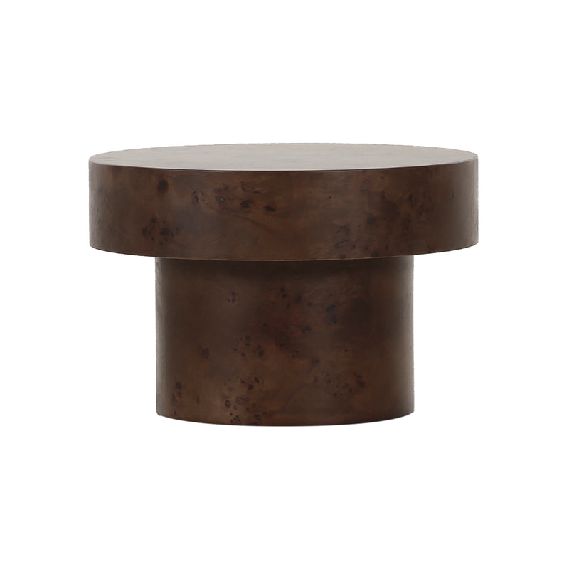 MESA DE CENTRO ACABADO EN MADERA MARRON